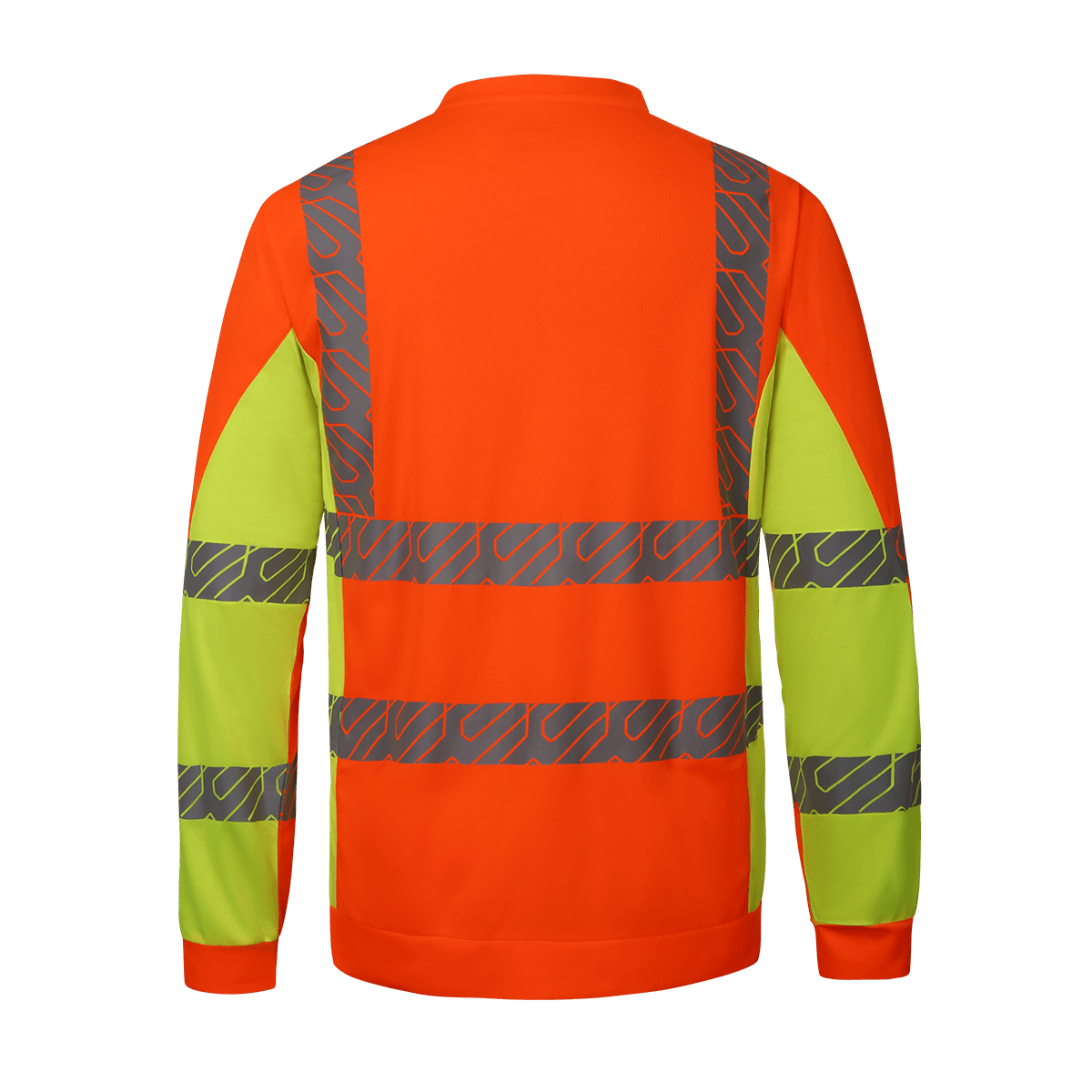 GOTHA Hi-vis Yellow Quick-dry Long Sleeve Work T-shirt - Werkvis