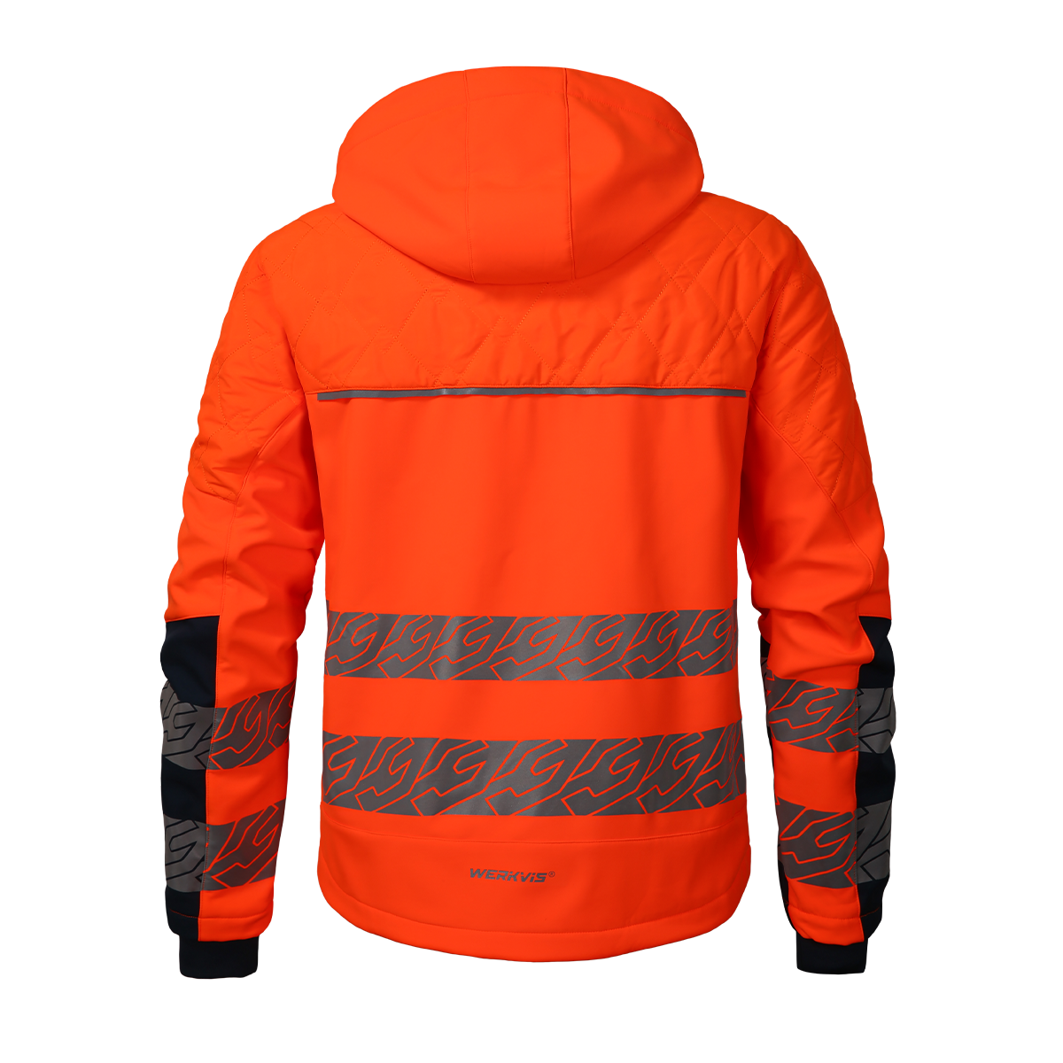 PRAGUE Hi-vis Insulated Fleece Hooded Softshell Jacket - Werkvis