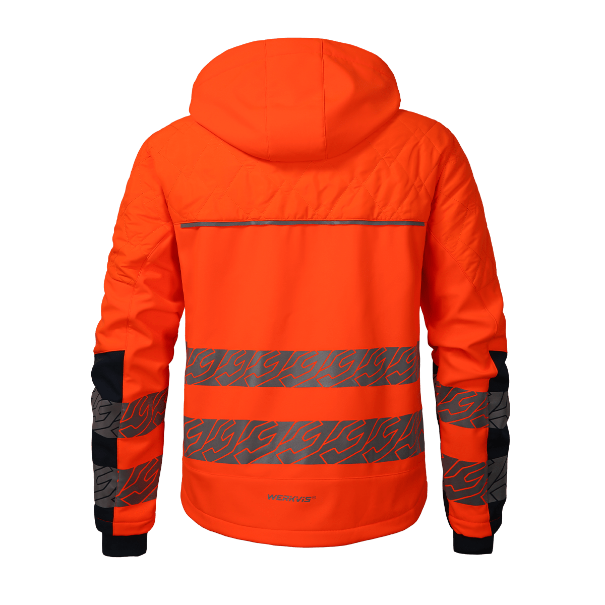 PRAGUE Hi-vis Insulated Fleece Hooded Softshell Jacket - Werkvis