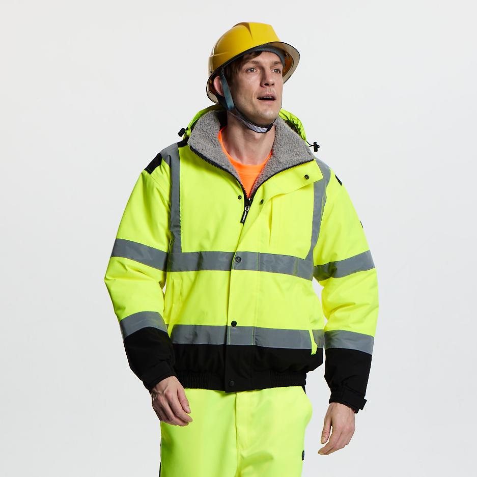 LUBECK - WJ302 - Hi-vis Winter Bomber - Werkvis