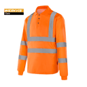 GENEVE - WT302 - Hi-vis long sleeve POLO - Werkvis