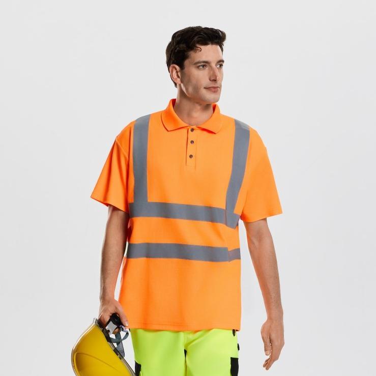 BRISTOL - WT202 - Hi - vis short sleeve POLO - Werkvis
