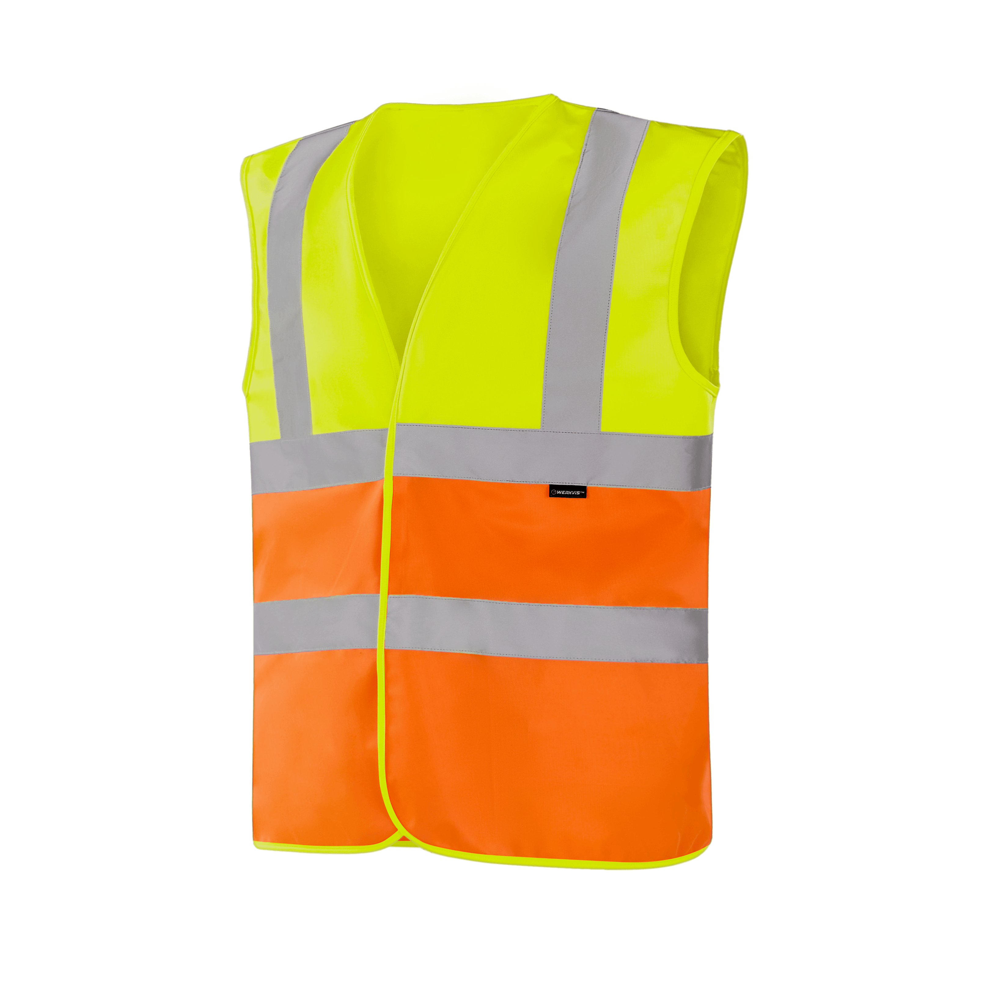WV203 SAARBRUCKEN hi-vis yellow-orange vest, other colors meet EN ISO 20471 Class 1