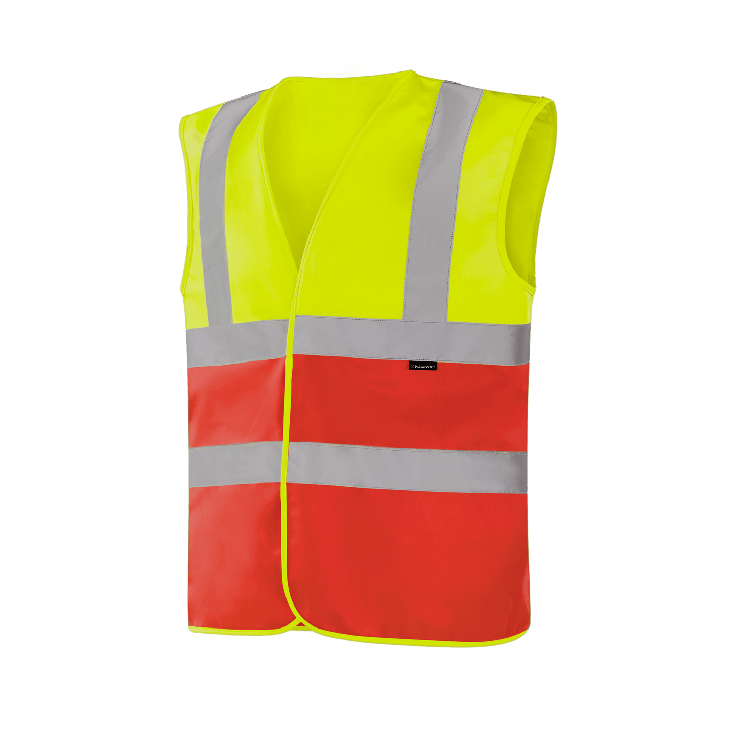 WV203 SAARBRUCKEN hi-vis yellow-red vest, other colors meet EN ISO 20471 Class 1