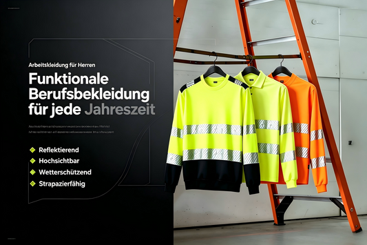 Arbeitskleidung für Herren: Funktionale Berufsbekleidung für jede Jahreszeit