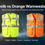 Warnschutzfarben: Gelb oder Orange – Welche Farbe ist besser sichtbar?