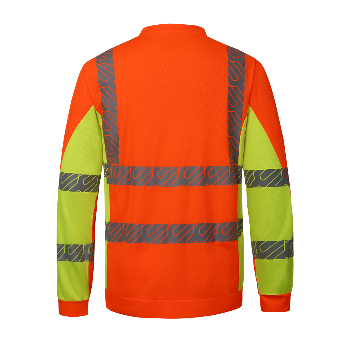 GOTHA Hi-vis Yellow Quick-dry Long Sleeve Work T-shirt - Werkvis
