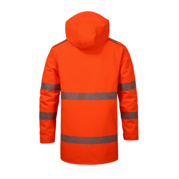 FRANKFURT Hi-vis Orange Insulated Work Jacket - Werkvis