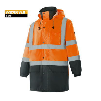 DRESDEN - WR301 - Hi-vis Rain Jacket Class 3 - Werkvis