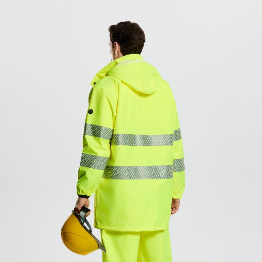 GRANADA - WR302 - Hi-vis Rain Jacket Class 3