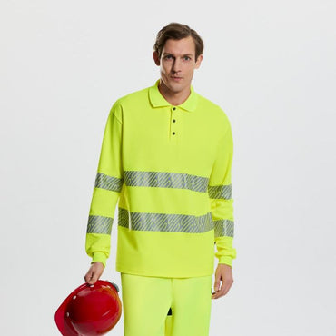 TOULON - WT304 - Hi-vis long sleeve POLO