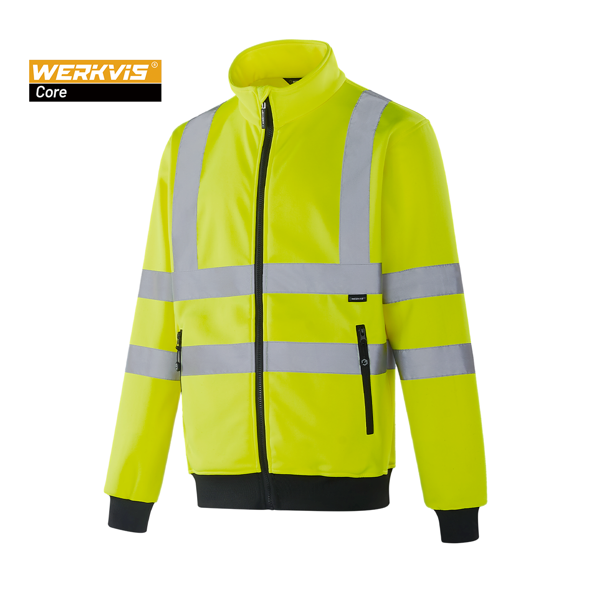 POZNAN - WF301 - Hi-vis Zipper Sweatshirt - Werkvis