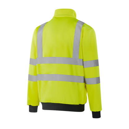 POZNAN - WF301 - Hi-vis Zipper Sweatshirt - Werkvis
