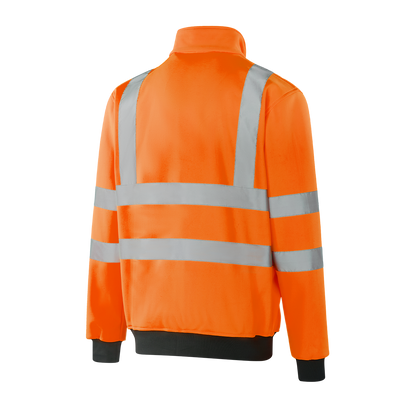 POZNAN - WF301 - Hi-vis Zipper Sweatshirt - Werkvis