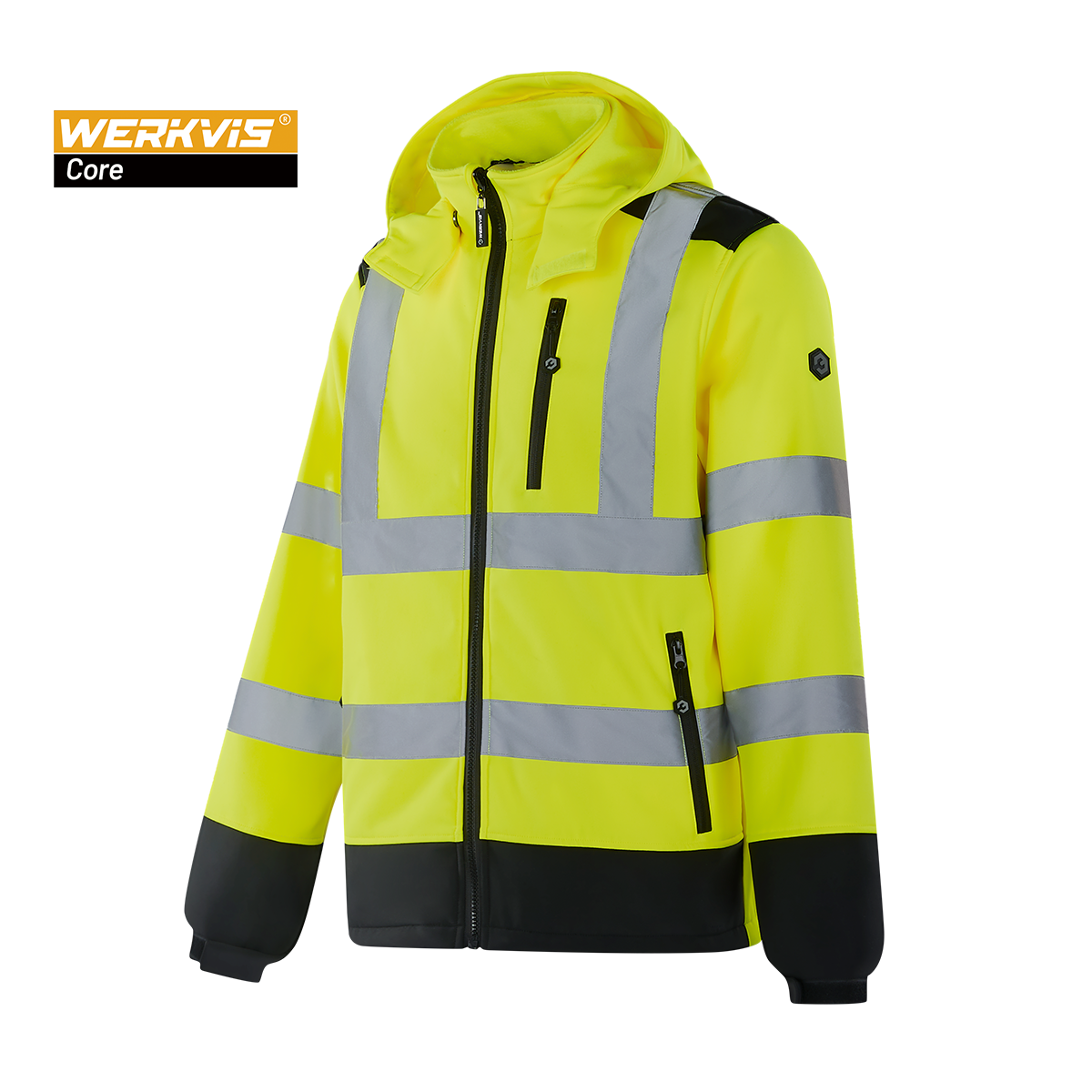 UTRECH- WS301 - Hi-vis Softshell Jacket - Werkvis