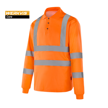 GENEVE - WT302 - Hi-vis long sleeve POLO - Werkvis