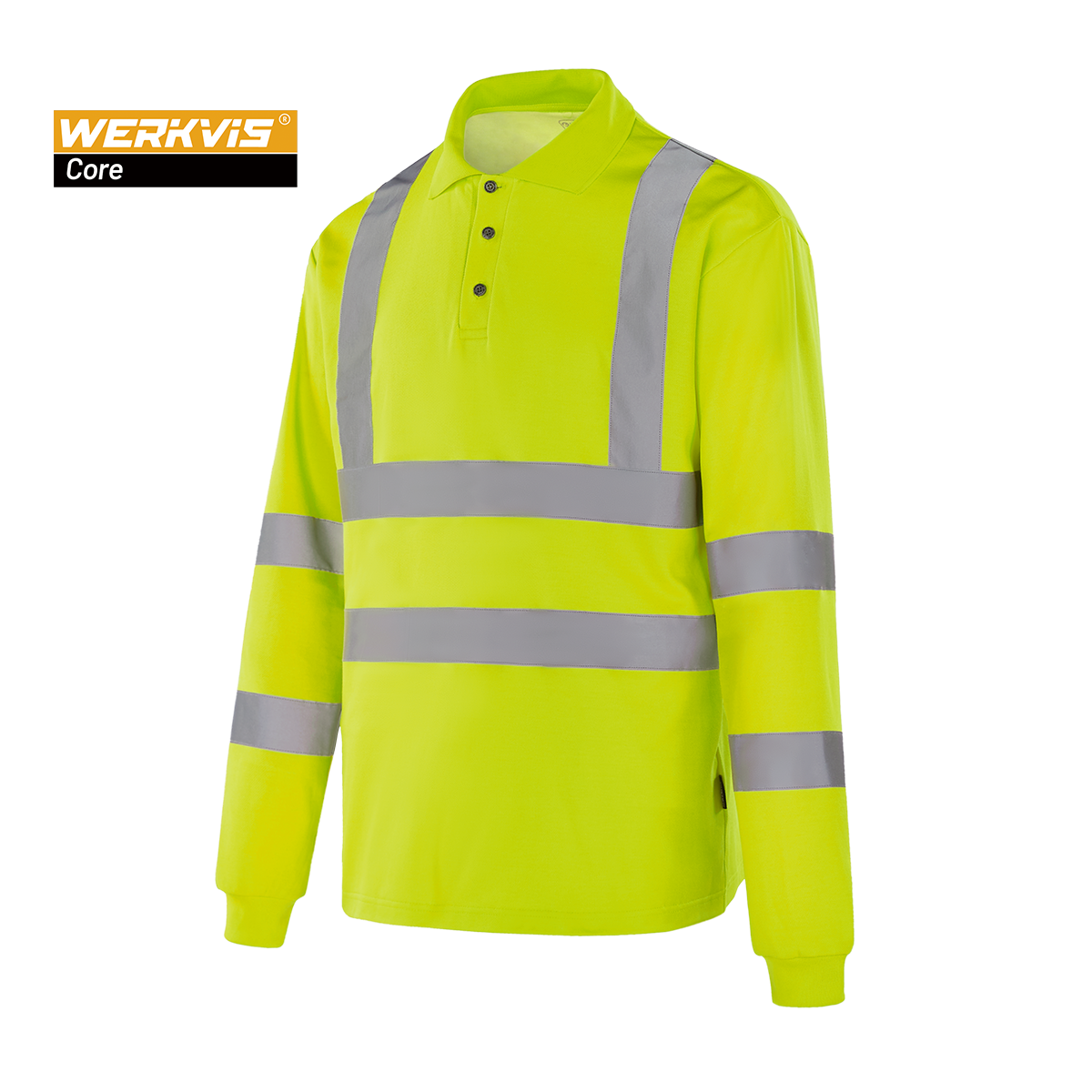 GENEVE - WT302 - Hi-vis long sleeve POLO - Werkvis