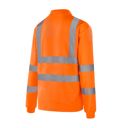 GENEVE - WT302 - Hi - vis long sleeve POLO - Werkvis