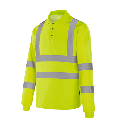 GENEVE - WT302 - Hi - vis long sleeve POLO - Werkvis
