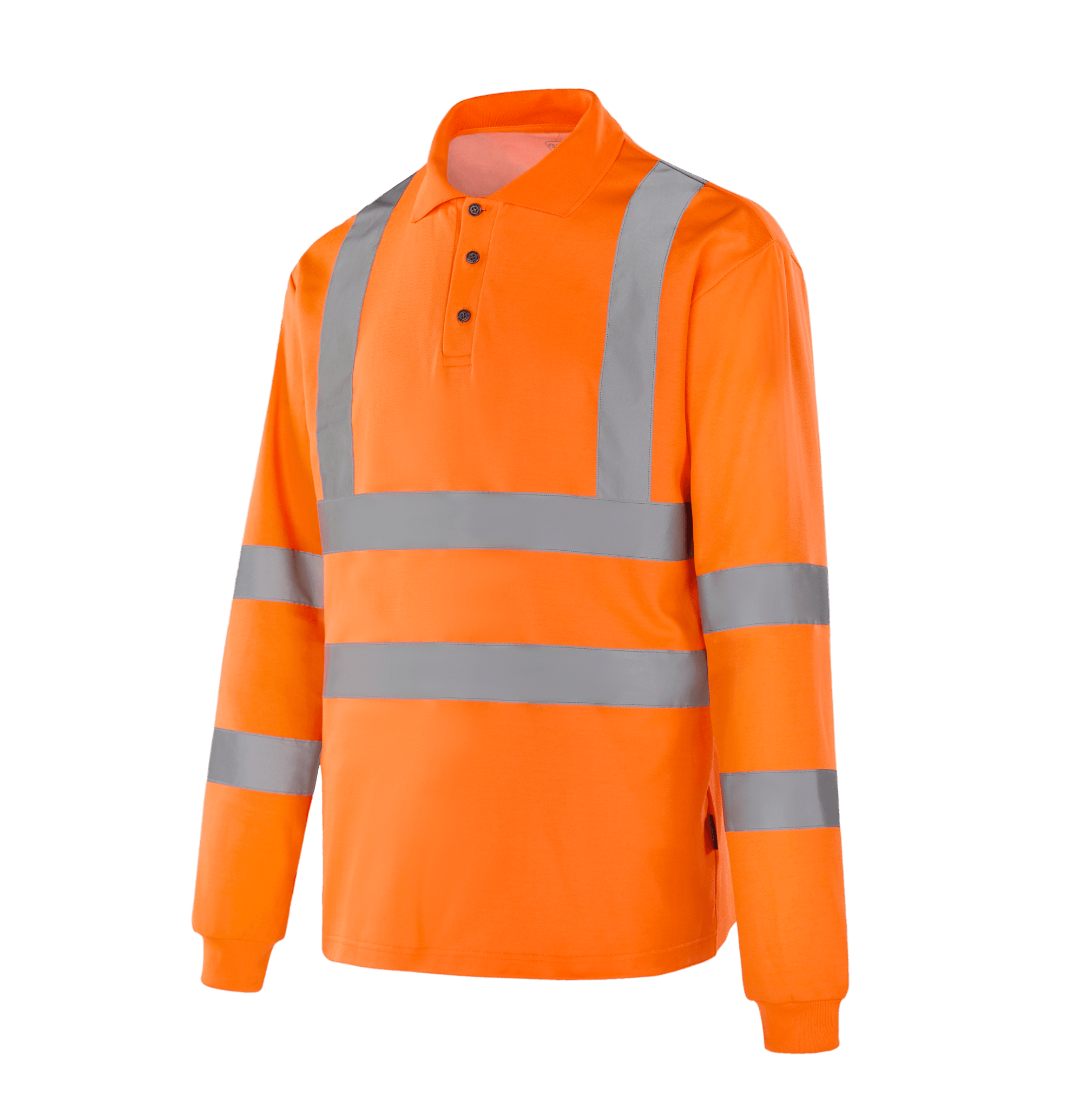 GENEVE - WT302 - Hi - vis long sleeve POLO - Werkvis