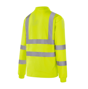 GENEVE - WT302 - Hi - vis long sleeve POLO - Werkvis