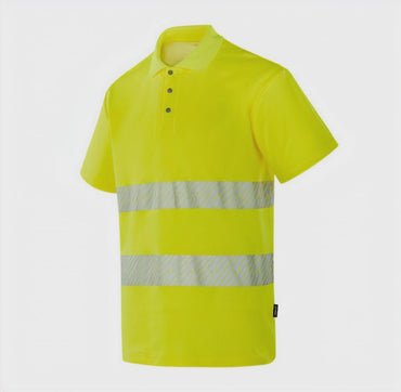VILNIUS - WT204 - Hi-vis short sleeve POLO yellow