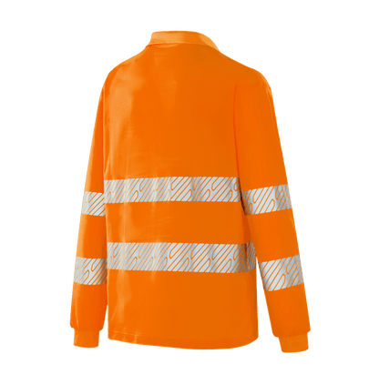 TOULON - WT304 - Hi - vis long sleeve POLO - Werkvis