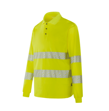 TOULON - WT304 - Hi - vis long sleeve POLO - Werkvis