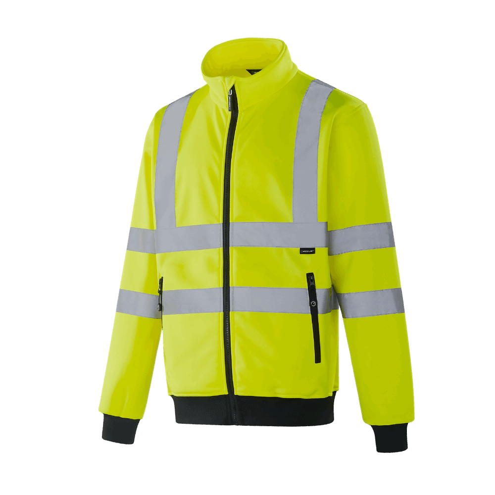 POZNAN - WF301 - Hi-vis Zipper Sweatshirt - Werkvis