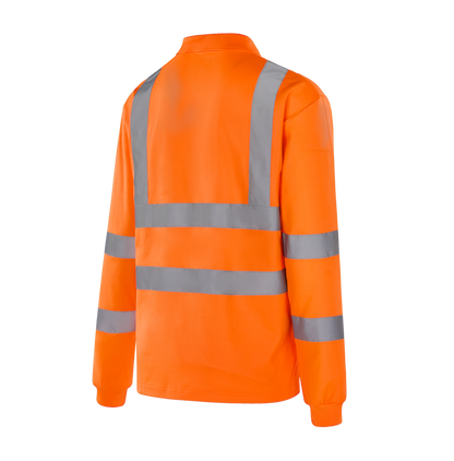 GENEVE - WT302 - Hi-vis long sleeve POLO - Werkvis