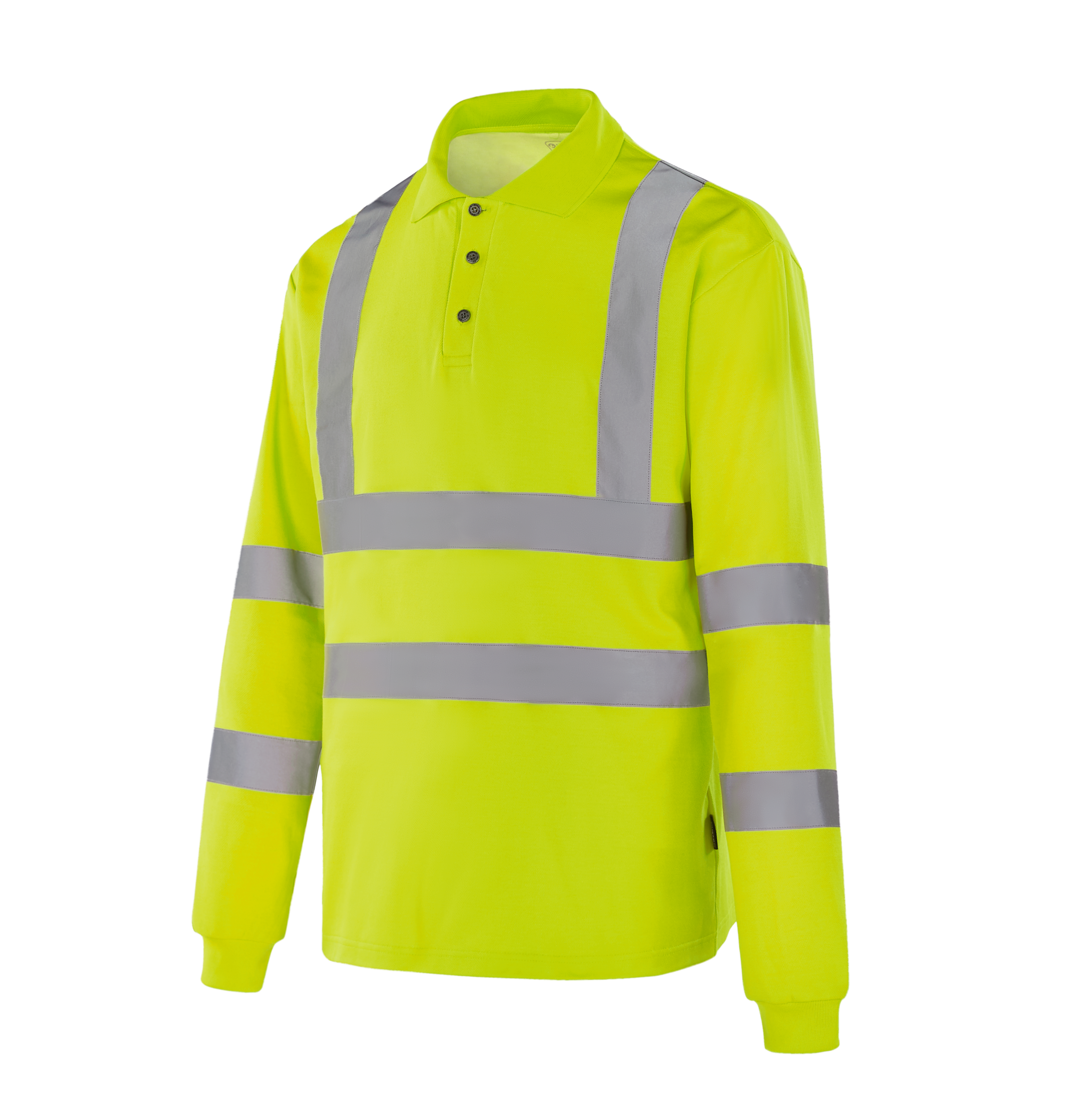 GENEVE - WT302 - Hi-vis long sleeve POLO - Werkvis
