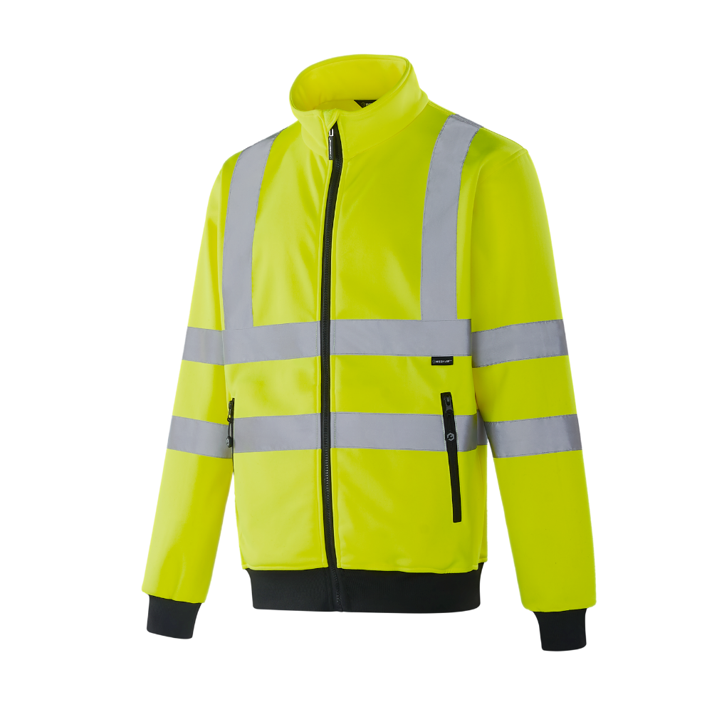 POZNAN - WF301 - Hi-vis Zipper Sweatshirt - Werkvis