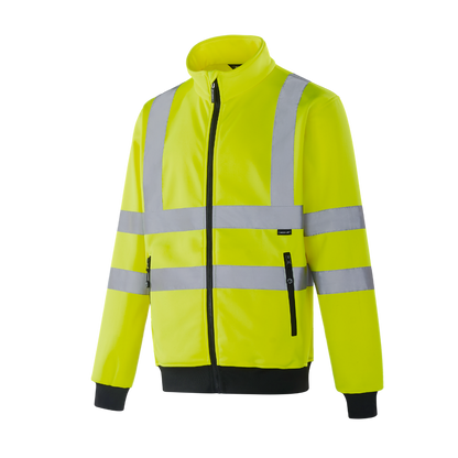 POZNAN - WF301 - Hi-vis Zipper Sweatshirt - Werkvis
