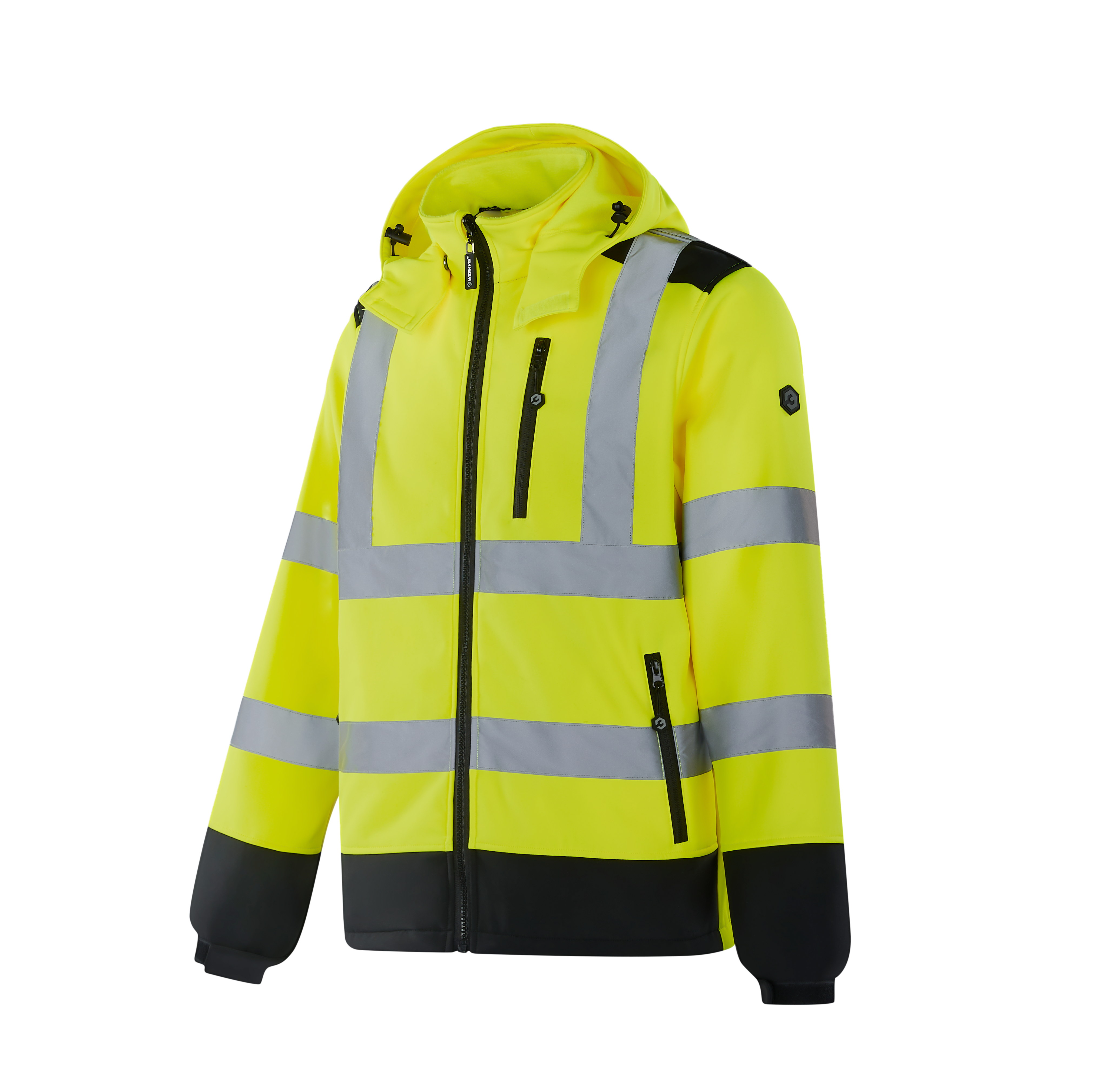 UTRECH- WS301 - Hi-vis Softshell Jacket - Werkvis